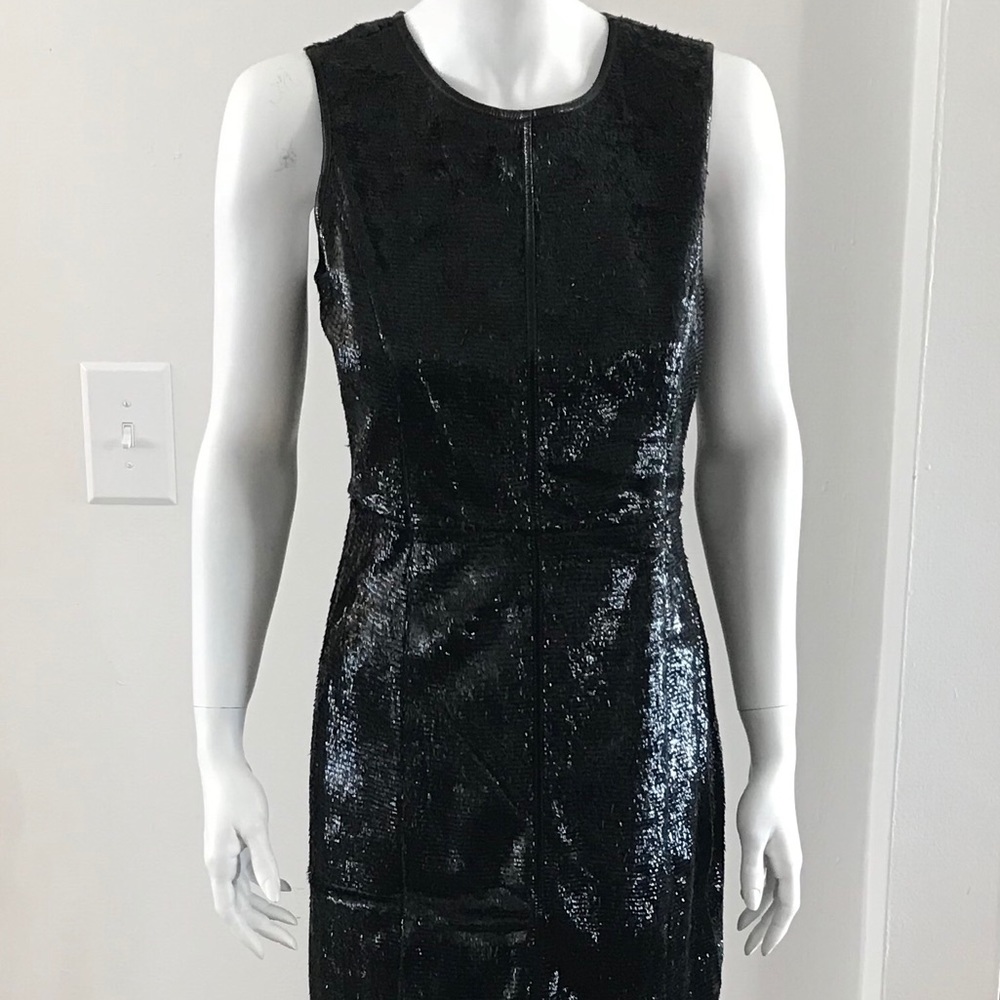 Burberry Black Patent Leather Dress
